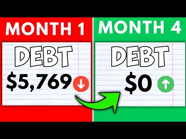 The EASIEST Way to Get Out Of Debt (Even On A Low Income)