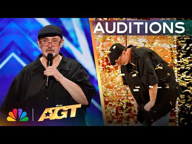 Richard Goodall Receives The GOLDEN BUZZER For "Don't Stop Believin'" | Auditions | AGT 2024