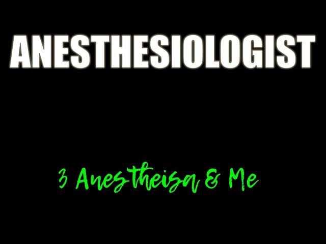 A day in the life of an Anesthesiologist :3 anesthesia & me - Channel Promo