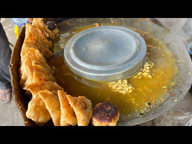 Mumbai Famous Samosa Maggi Rs.70/- Only | Mumbai Street Food