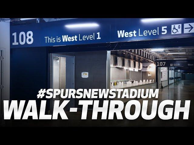  WALK INSIDE SPURS NEW STADIUM!