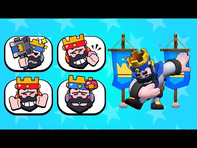 King Frank All Animated Pins with Voice Lines | 2024 | Brawl Stars