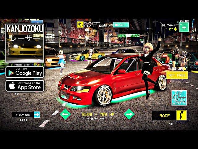 Kanjozokuレーサ Racing Car Gameplay 2023 - Part 8 | Ultra Max Graphics 60 FPS【Android / iOS】