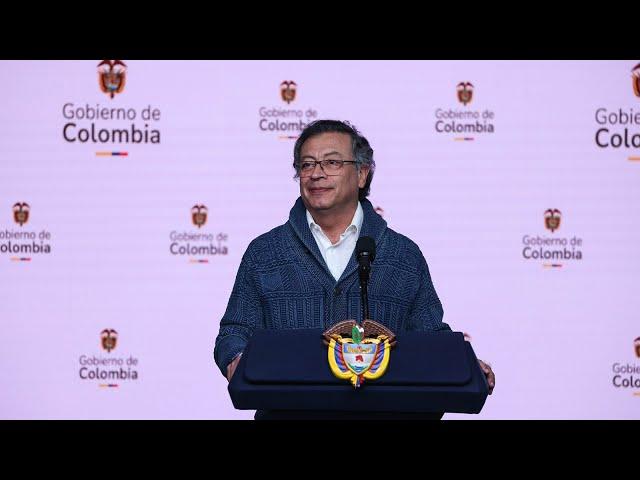 Declaración del Presidente de la República, Gustavo Petro Urrego