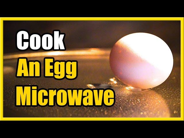 How to Cook an EGG in the Microwave in Under 1 Minute (Easy Meals!)