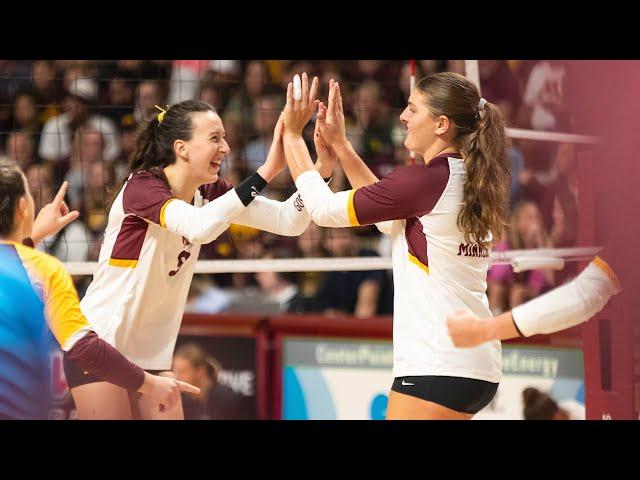 Cinematic Recap: Gopher Volleyball Sweeps St. Thomas