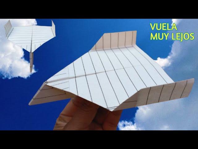 Aviones de Papel | Avion De Papel Que Vuela Mucho | Como Hacer un Avion de Papel