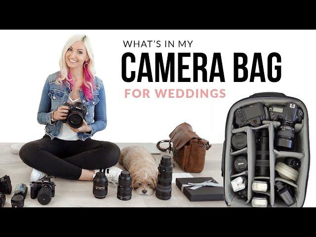 What's in my Camera Bag for Weddings + How I Pack for Wedding Days!