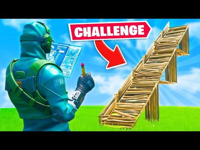 HALF BUILDS ONLY Challenge In Fortnite!