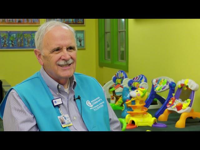 Steve's Sense Of Purpose, Volunteering at Arkansas Children's