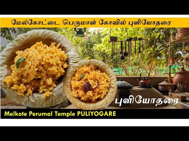 மேல்கோட்டை பெருமாள் கோவில் புளியோதரை I Melkote Perumal Temple puliyogare  #puliyotharai #foodofnest