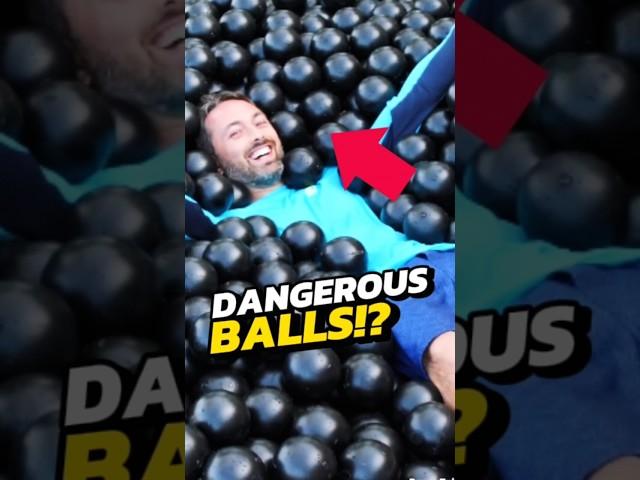 NEVER Swim If You See Black Balls  #viral