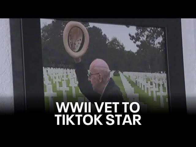 101-year-old TikTok star shares his WW2 stories | KTVU