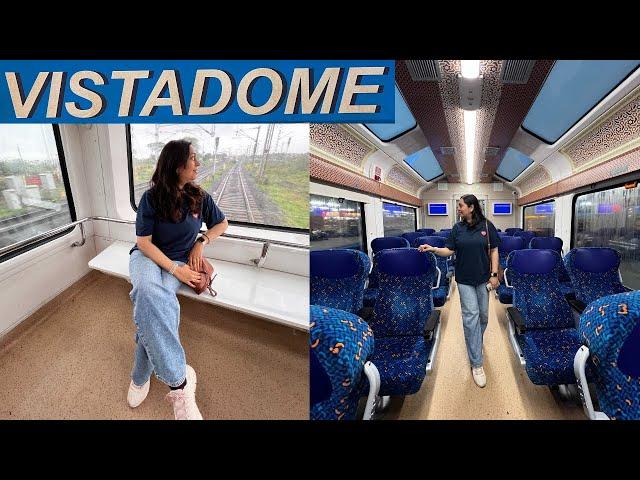 VISTADOME experience from Ahmedabad to Mumbai - how to book *full info* & view #indianrailways