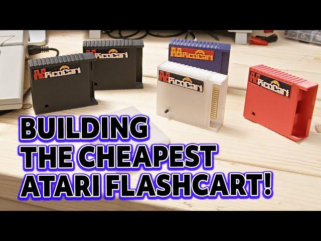 Building the CHEAPEST 8 Bit Atari Flash Cartridge - A8PicoCart - Full  Flashcart Build & Programming