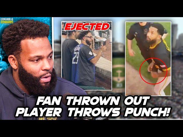 Tigers Fan THROWN OUT, Pirates Player Throws PUNCH at FAN!