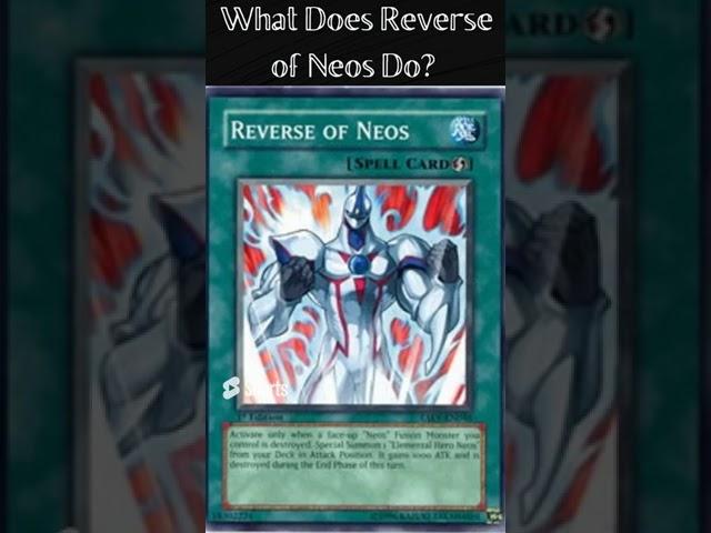What Does Reverse of Neos Do?