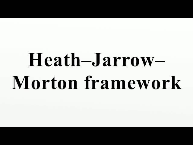 Heath–Jarrow–Morton framework