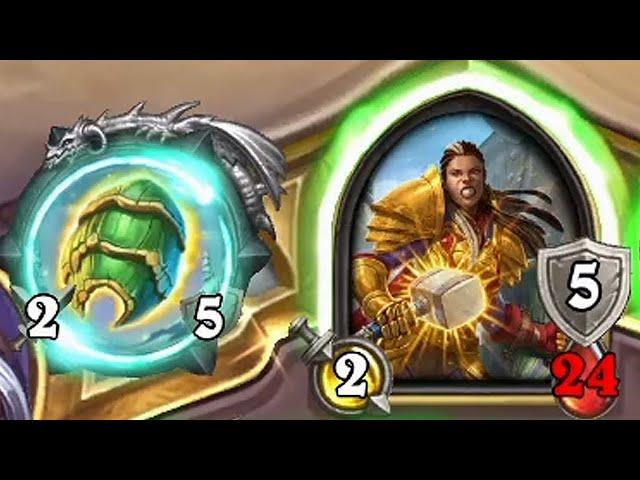 [하스스톤] 하스스톤 역사상 최강의 방패️ (※무한 내구도) (Hearthstone)