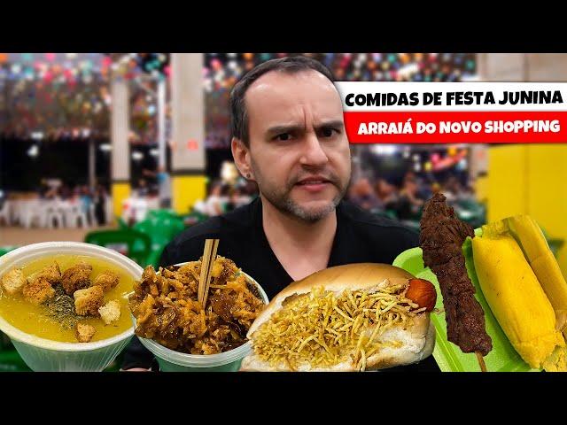 COMIDAS DE FESTA JUNINA DO NOVO SHOPPING EM RIBEIRÃO PRETO/SP