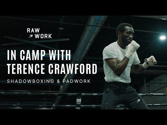 RAW WORK | Terence Crawford Shadowboxing and Padwork | BOXRAW