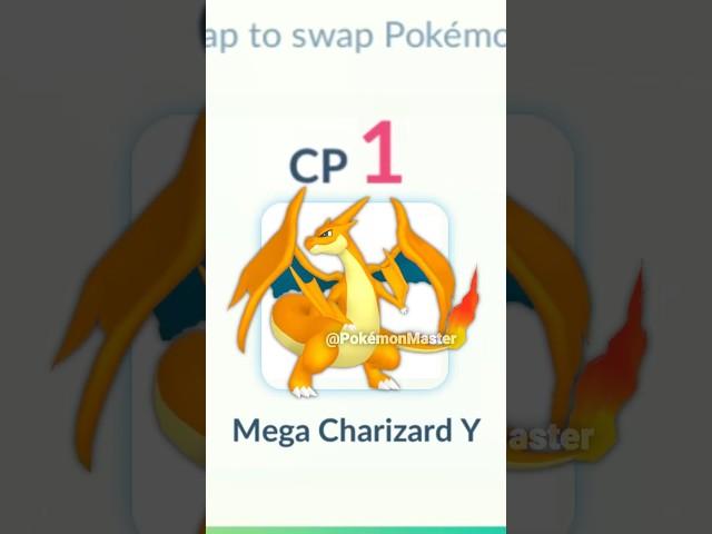 Only LeveL 1 Mega Charizard  Y Challenge! in Pokemon GO.
