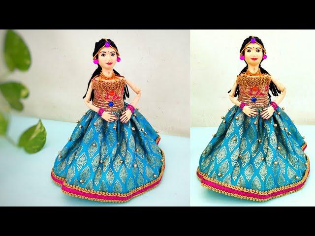 New easy way to decorate a dolls !!! woolen crafts dolls !!! By Punekar Sneha