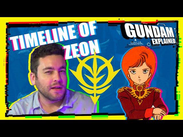 History of Zeon in Mobile Suit Gundam [Timeline of the Principality of Zeon]