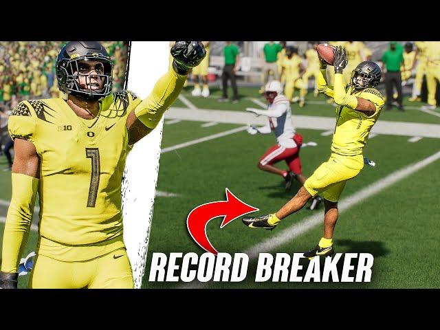 College Football 25 Road To Glory - RECORD SETTING Cornerback Ending The Season In Style