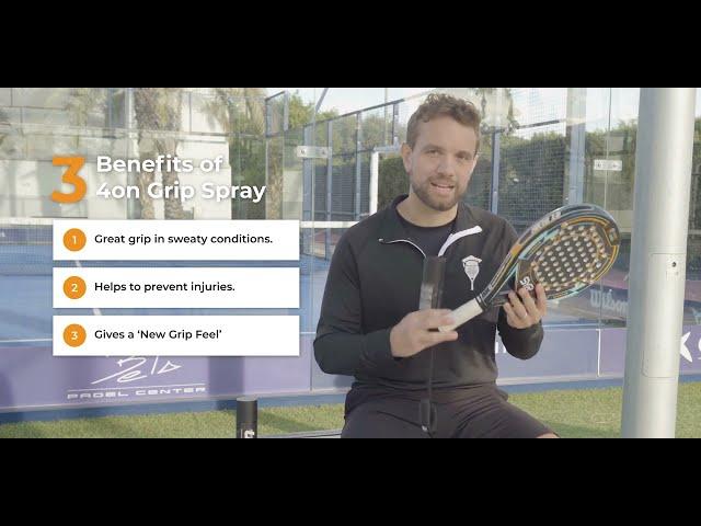 How to use 4ON Total Grip Spray| Padel Racket Australia