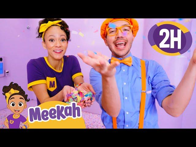 Blippi & Meekah Explore an Indoor Playground | Educational Videos for Kids