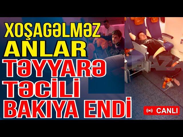 TƏHLÜKƏ Aeroflot təyyarəsi Bakıya təcili eniş etdi - Xəbəriniz Var? - Media Turk TV