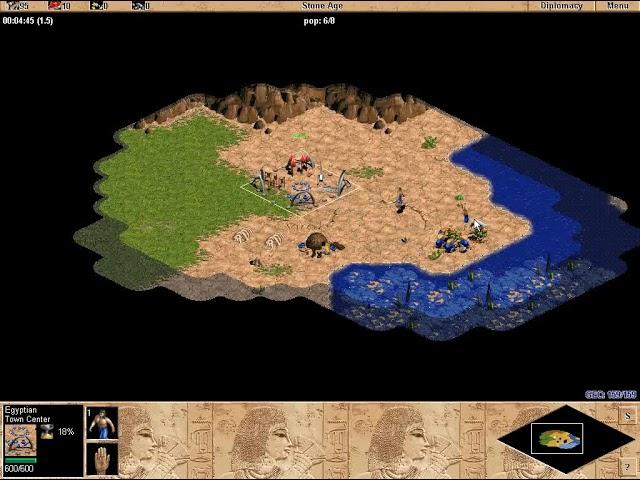 Age of Empires 1 Campaign Egypt 2 Foraging Hardest