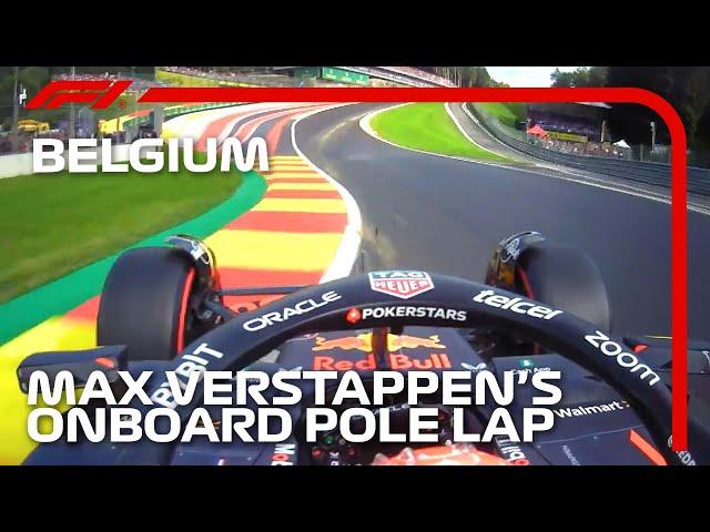 Max Verstappen's Pole Lap | 2023 Belgian Grand Prix | Pirelli