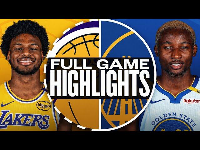 LAKERS at WARRIORS | NBA PRESEASON FULL GAME HIGHLIGHTS | October 18, 2024