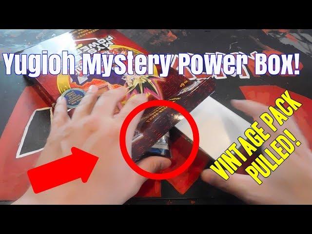 Yugioh - Mystery Power Box - VINTAGE PACK PULLED!!!
