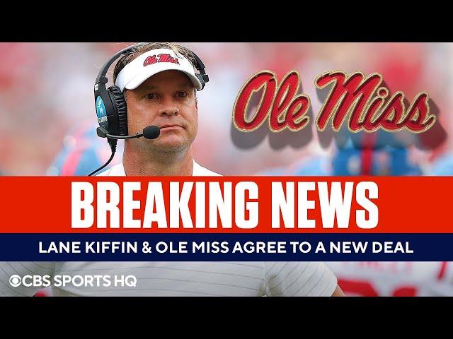 BREAKING: Lane Kiffin & Ole Miss Agree to Contract Extension | CBS Sports HQ