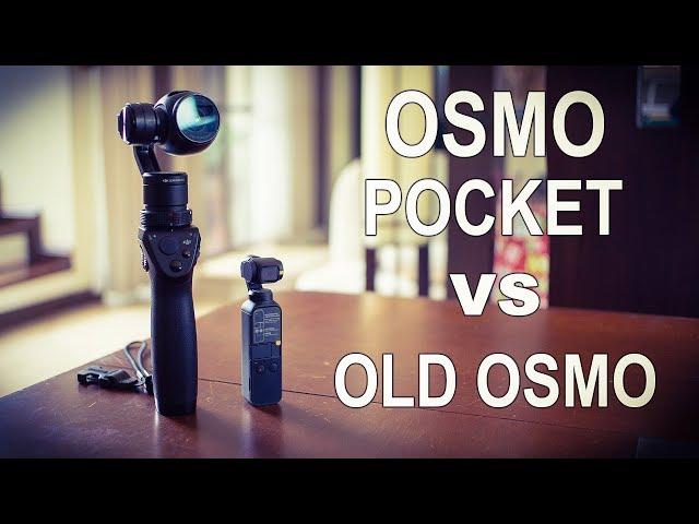 DJI OSMO POCKET VS OLD DJI OSMO - COMPARISON