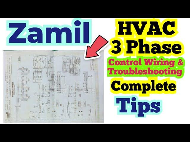 Zamil HVAC 3 Phase Control Wiring & Troubleshooting Complete Tips || @v.techsolution