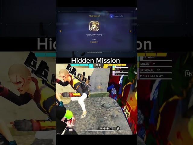 Hidden Mission  || free fire game || free fire max