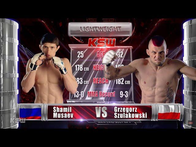 KSW Free Fight: Shamil Musaev vs. Grzegorz Szulakowski | KSW 64