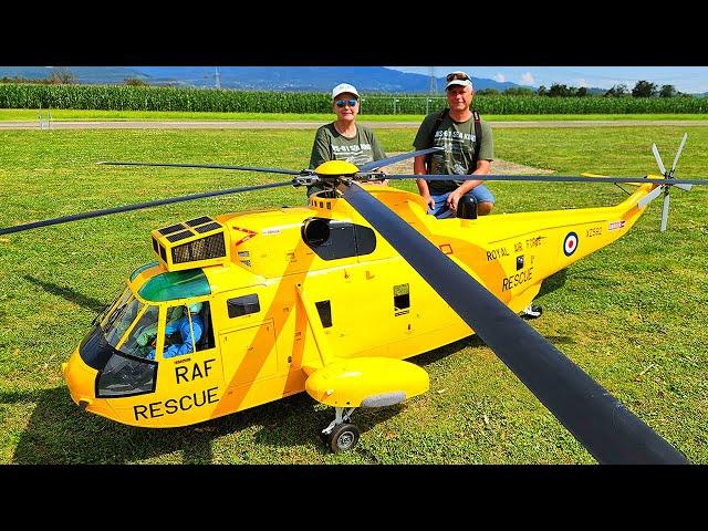 XXXL SELFBUILD SIKORSKY SEA KING ROYAL AIR FORCE RC TURBINE HELICOPTER