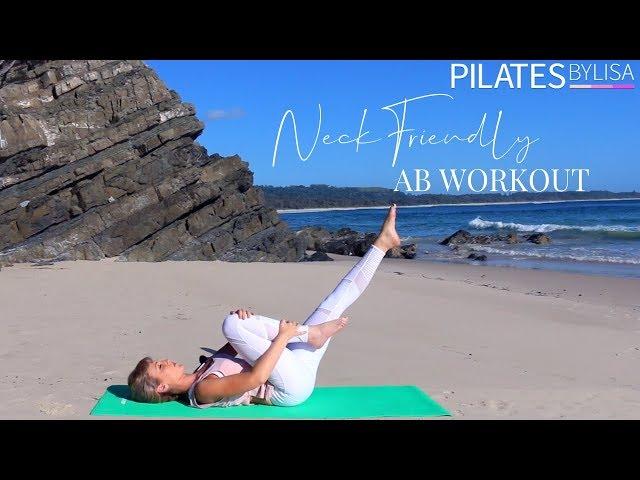 Neck Friendly Ab Exercises! Pilates By Lisa