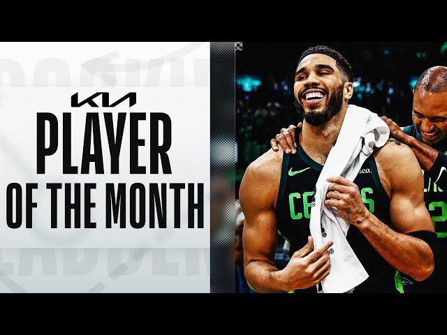 Jayson Tatum Named Kia NBA Eastern Conference Player of the Month #KiaPOTM