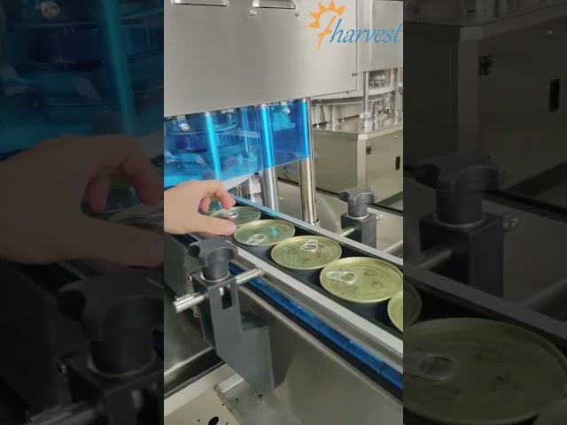 Peixe automático, máquina de selagem de latas de frutos do mar