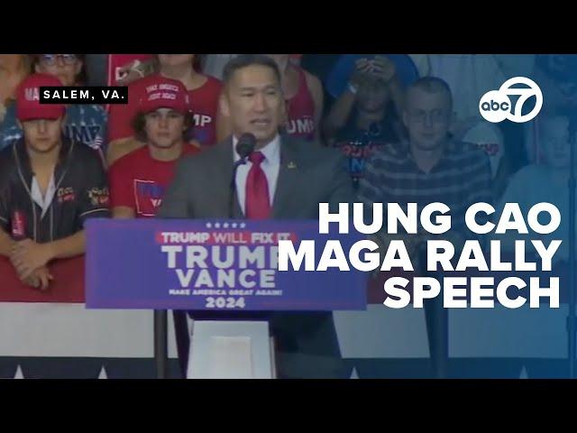 Hung Cao to Democrats: We are not Garbage. We are Americans.