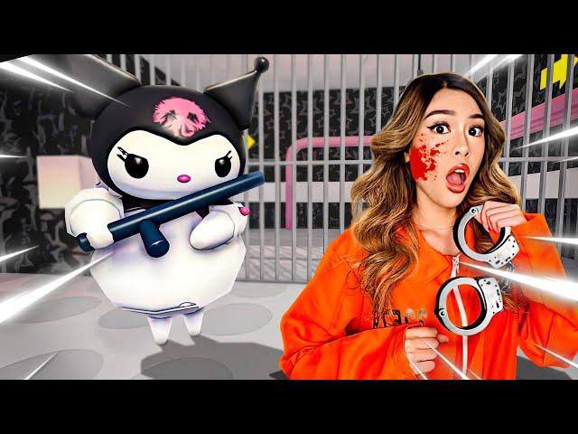 KAT ESCAPES KUROMI'S PRISON RUN IN ROBLOX (OBBY)