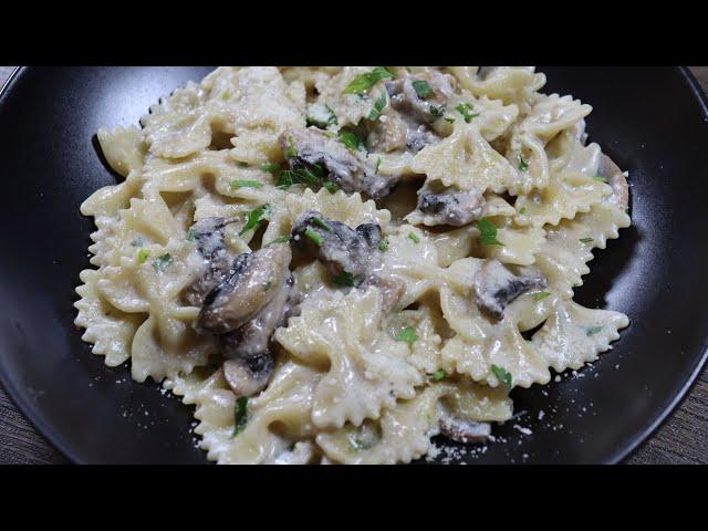 PASTA WITH MUSHROOMS | EASY DINNER RECIPE | EASY PASTA RECIPE