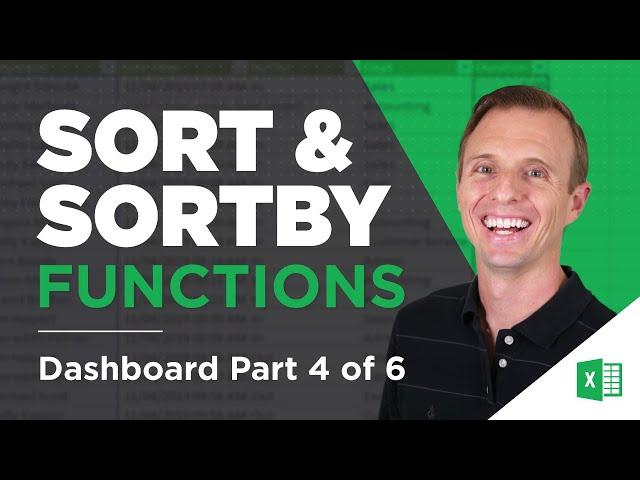 SORT & SORTBY Functions Dashboard Part 4 of 6