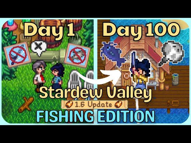 I played 100 days of Stardew Valley as a Fisher... (finally) - FULL FIRST YEAR